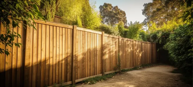 High-quality timber fence in Launceston
